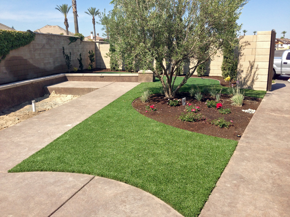 Artificial Grass Installation Bowie Arizona Landscape Rock Front