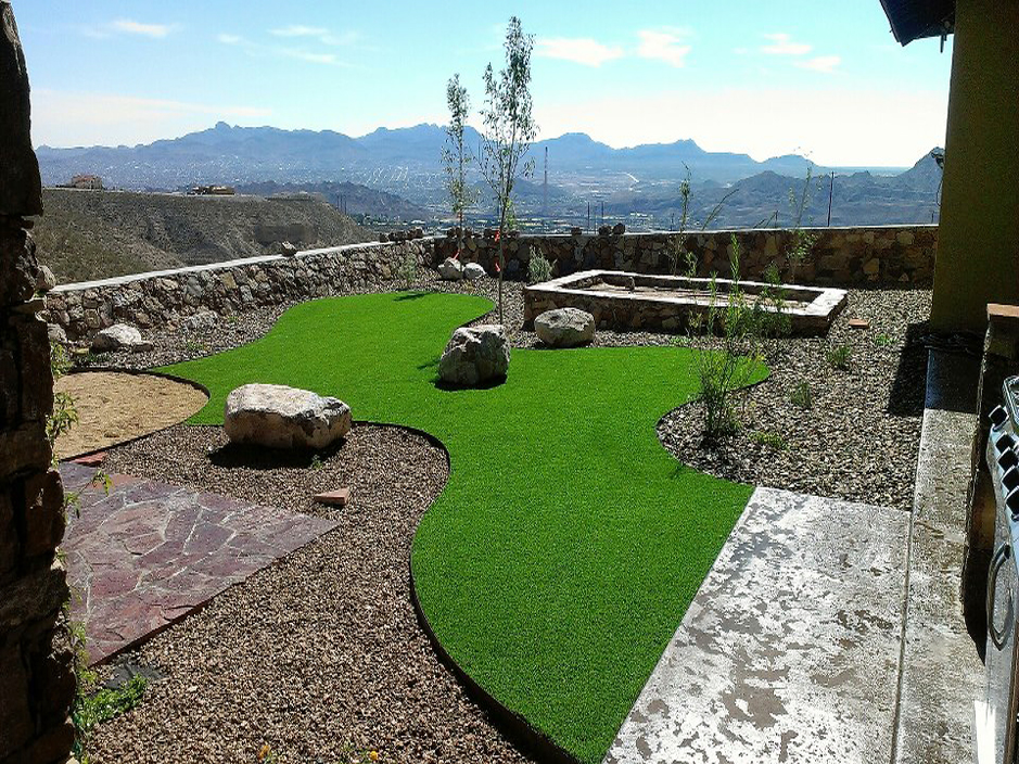 Fake Grass Carpet Red Rock, Arizona Pet Grass, Backyard ...