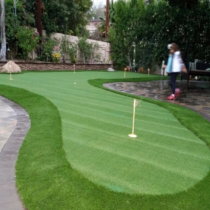 Artificial Turf Installation Ali Molina, Arizona Putting Green, Backyard Landscaping Ideas