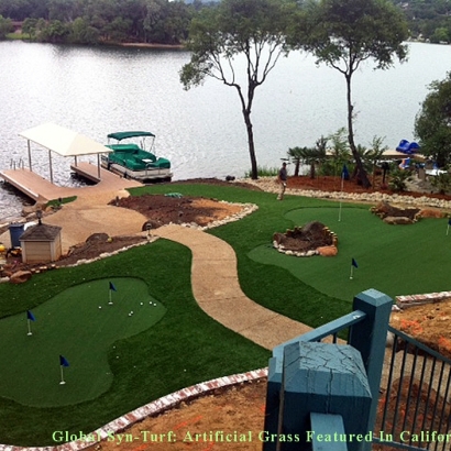 Installing Artificial Grass Summit, Arizona Backyard Putting Green, Pavers