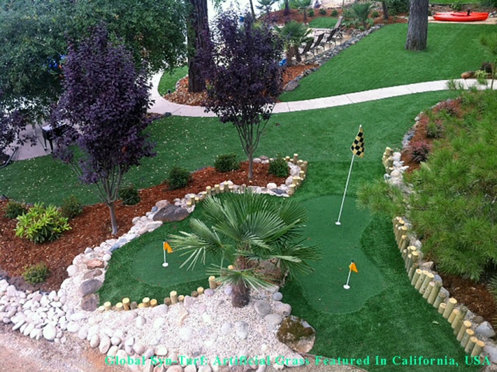 Fake Turf Tucson, Arizona Putting Green Flags, Backyard Design