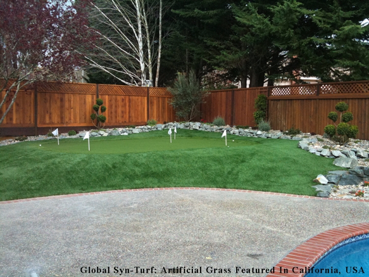 Faux Grass Vail, Arizona Diy Putting Green, Backyard Landscaping