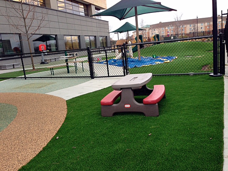 Green Lawn Cactus Forest, Arizona Playground Flooring, Commercial Landscape